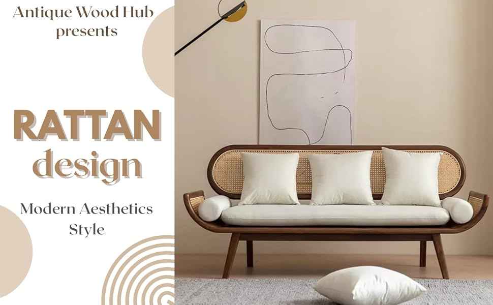 Best Rattan Furniture Cane Design Sofa for Modern & Traditional Homes – Antique Wood Hub