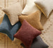 Bouclé Throw Pillow Cover | Soft Textured Cushion Cover with Cotton/Velvet Back
