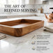 Solid Mango Wood Rectangular Serving Tray – Premium Wooden Serving & Display Tray
