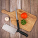 Wooden Chopping Board/Cutting/Serving Platter for Kitchen Vegetables, Fruits & Cheese | Natural Acacia Wood