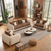 Beige+Coffee - 3+2+1 Seater