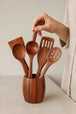 Wood Compact Flip/Spatula/Ladle For Cooking Dosa/Roti/Chapati | Kitchen Tools | No Harmful Polish