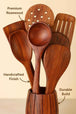Wood Compact Flip/Spatula/Ladle For Cooking Dosa/Roti/Chapati | Kitchen Tools | No Harmful Polish
