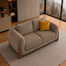 Modern Classic 2 Seater Teddy Boucle Fabric Sofa  with Luxury Living Room Furniture Comfortable Sofa: Antique Wood Hub