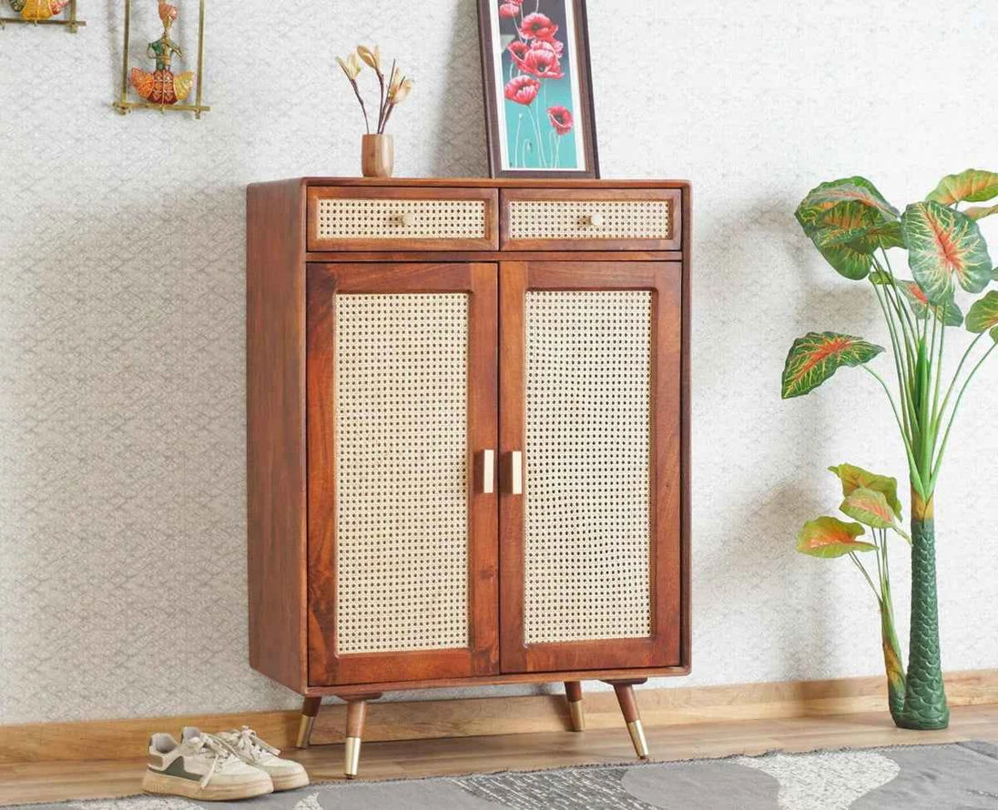 Solid Wood Shoe Rack Cabinet