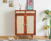 Solid Wood Shoe Rack Cabinet