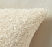 Bouclé Throw Pillow Cover | Soft Textured Cushion Cover with Cotton/Velvet Back